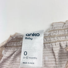 Load image into Gallery viewer, Girls Anko, summer singletsuit romper, GUC, size 0,  