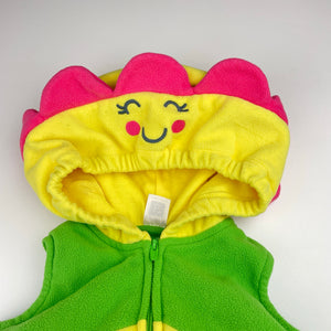 Girls Carters, wadded novelty flower romper costume, EUC, size 12 months,  