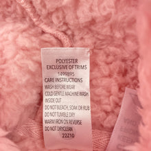 Load image into Gallery viewer, Girls Dymples, soft fluffy fleece zip coverall / romper, EUC, size 0000,  