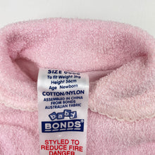 Load image into Gallery viewer, Girls Bonds, classic terry coverall / romper, FUC, size 0000,  
