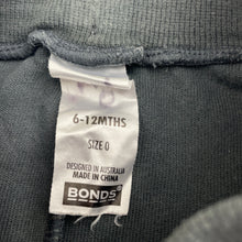 Load image into Gallery viewer, Unisex Bonds, grey terry cotton bottoms, elasticated, GUC, size 0,  