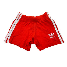 Load image into Gallery viewer, Unisex Adidas, orange cotton shorts, elasticated, GUC, size 000,  
