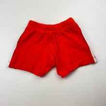 Load image into Gallery viewer, Unisex Adidas, orange cotton shorts, elasticated, GUC, size 000,  