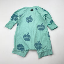 Load image into Gallery viewer, Unisex Bonds, WONDERCOOL zip wondersuit / zippy / romper, small mark back neck, FUC, size 0000,  