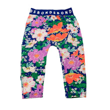 Load image into Gallery viewer, Girls Bonds, colourful floral leggings / bottoms, FUC, size 0,  