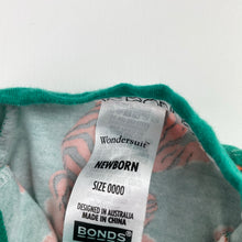 Load image into Gallery viewer, Unisex Bonds, zip wondersuit / zippy / romper, tigers, GUC, size 0000,  
