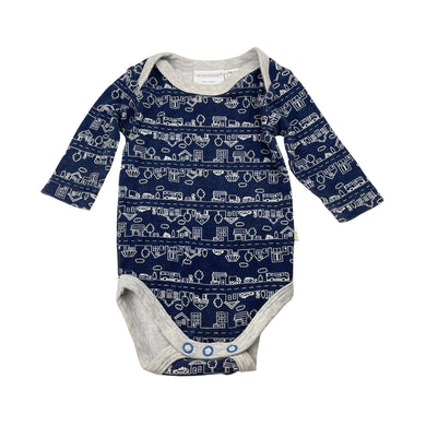 Boys Marquise, cotton bodysuit / romper, wash fade, FUC, size 000,  