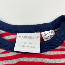 Load image into Gallery viewer, Boys Marquise, soft cotton bodysuit / romper, ship, GUC, size 00,  