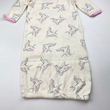 Load image into Gallery viewer, Girls TOUCHED BY NATURE, soft organic cotton sleepsack, EUC, size 000-00,  