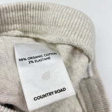 Load image into Gallery viewer, Unisex Country Road, organic cotton blend track pants / bottoms, elasticated, EUC, size 2,  