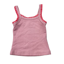 Load image into Gallery viewer, Girls GHANDA, embroidered stretchy singlet top, EUC, size 1-2,  