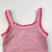 Load image into Gallery viewer, Girls GHANDA, embroidered stretchy singlet top, EUC, size 1-2,  