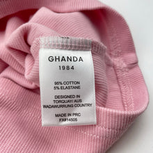 Load image into Gallery viewer, Girls GHANDA, embroidered stretchy singlet top, EUC, size 1-2,  