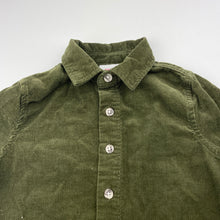 Load image into Gallery viewer, Boys Seed, khaki corduroy cotton long sleeve shirt, EUC, size 2,  