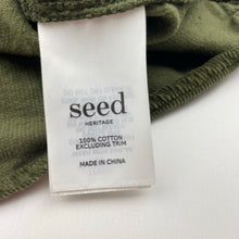 Load image into Gallery viewer, Boys Seed, khaki corduroy cotton long sleeve shirt, EUC, size 2,  