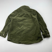 Load image into Gallery viewer, Boys Seed, khaki corduroy cotton long sleeve shirt, EUC, size 2,  