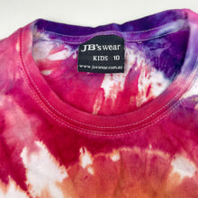 Load image into Gallery viewer, Unisex JB&#39;s Wear, tie dyed cotton tee / top, GUC, size 10,  