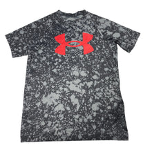 Load image into Gallery viewer, Boys Under Armour, loose fit sports / activewear top, loose stitches at neck, GUC, size 10-11,  