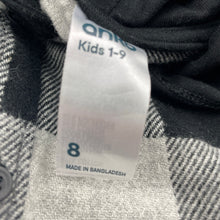 Load image into Gallery viewer, Boys Anko, hooded flannel cotton long sleeve shirt, EUC, size 8,  