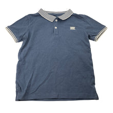Load image into Gallery viewer, Boys Anko, blue cotton polo shirt top, GUC, size 7,  