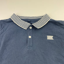 Load image into Gallery viewer, Boys Anko, blue cotton polo shirt top, GUC, size 7,  