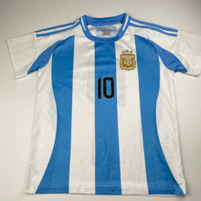Load image into Gallery viewer, Boys sports, soccer top &amp; shorts, Argentina, MESSI 10, GUC, size 8,  