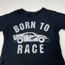 Load image into Gallery viewer, Boys Anko, black cotton tee / top, racing car, EUC, size 7,  