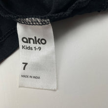 Load image into Gallery viewer, Boys Anko, black cotton tee / top, racing car, EUC, size 7,  
