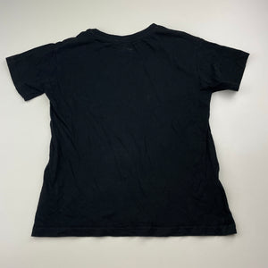 Boys Anko, black cotton tee / top, racing car, EUC, size 7,  