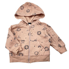 Load image into Gallery viewer, Girls Target, fleece lined zip hoodie sweater, EUC, size 1,  