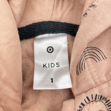 Load image into Gallery viewer, Girls Target, fleece lined zip hoodie sweater, EUC, size 1,  