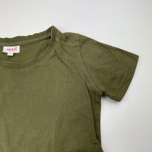 Load image into Gallery viewer, Boys Seed, khaki cotton tee / top, wash fade, FUC, size 7,  