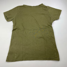 Load image into Gallery viewer, Boys Seed, khaki cotton tee / top, wash fade, FUC, size 7,  