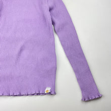 Load image into Gallery viewer, Girls Cotton On, ribbed slim fit long sleeve top, FUC, size 5,  