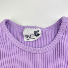 Load image into Gallery viewer, Girls Cotton On, ribbed slim fit long sleeve top, FUC, size 5,  