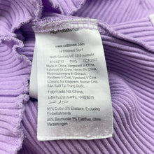 Load image into Gallery viewer, Girls Cotton On, ribbed slim fit long sleeve top, FUC, size 5,  