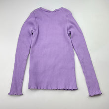 Load image into Gallery viewer, Girls Cotton On, ribbed slim fit long sleeve top, FUC, size 5,  