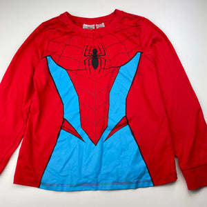 Boys Marvel, Spiderman long sleeve pyjama top, GUC, size 10,  