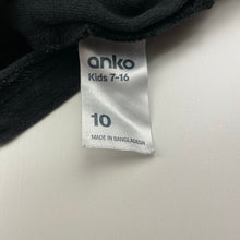 Load image into Gallery viewer, Boys Anko, black cotton long sleeve tee / top, GUC, size 10,  