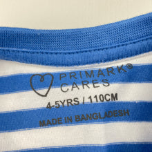 Load image into Gallery viewer, Boys Primark, soft feel cotton long sleeve top, EUC, size 4-5,  