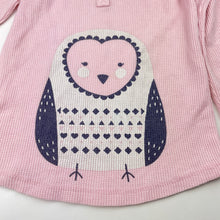 Load image into Gallery viewer, Girls Kids &amp; Co, waffle long sleeve pyjama top, marks on cuffs, FUC, size 5,  