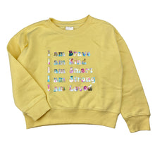 Load image into Gallery viewer, Girls Favourites, yellow fleece lined sweater / jumper, EUC, size 6,  