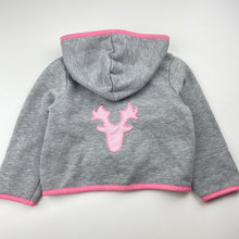 Load image into Gallery viewer, Girls P.EISENHERZ, fleece lined hooded sweater, GUC, size 0-1,  