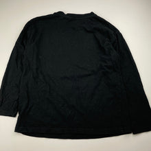 Load image into Gallery viewer, Boys Anko, black cotton long sleeve tee / top, GUC, size 10,  