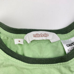 Boys Milkshake, cotton pyjama top, dinosaurs, GUC, size 8,  