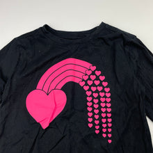 Load image into Gallery viewer, Girls Anko, black cotton long sleeve tee / top, EUC, size 5,  