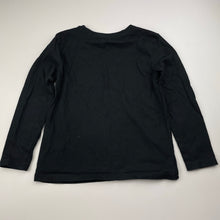 Load image into Gallery viewer, Girls Anko, black cotton long sleeve tee / top, EUC, size 5,  