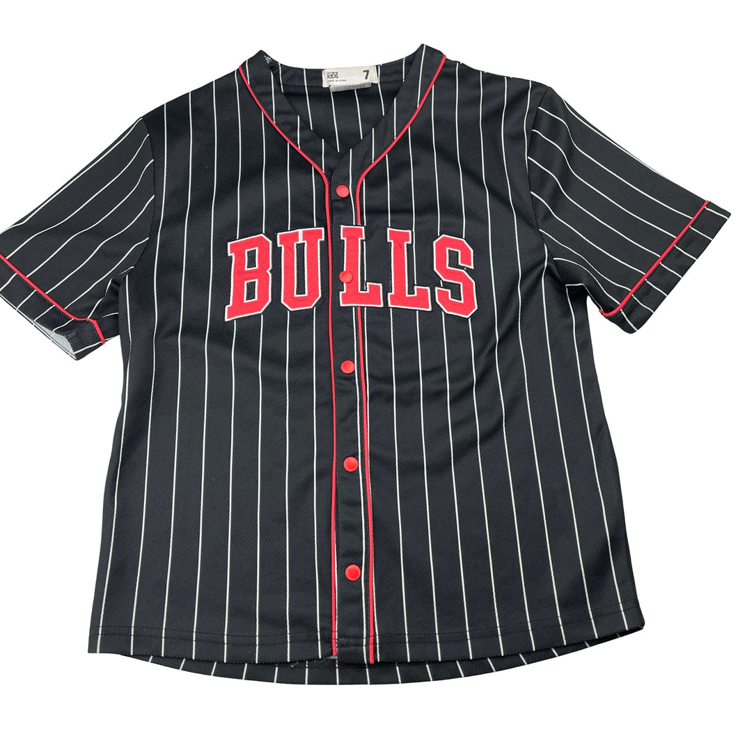 Boys Cotton On, NBA Chicago Bulls short sleeve shirt / top, EUC, size 7,  
