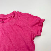 Load image into Gallery viewer, Girls Favourites, pink organic cotton tee / top, FUC, size 4,  