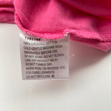 Load image into Gallery viewer, Girls Favourites, pink organic cotton tee / top, FUC, size 4,  